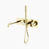 Nero Opal Progressive Shower System 230mm Brushed Gold NR252003A230BG - Hand Showers