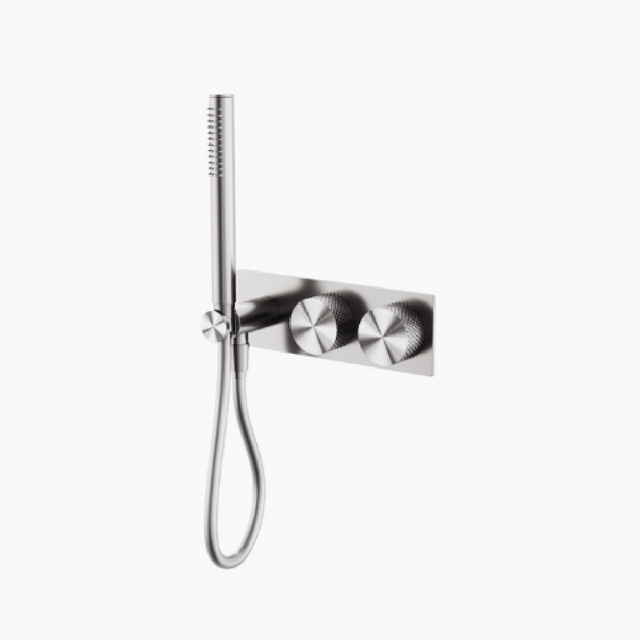 Nero Opal Progressive Shower System Brushed Nickel NR252003CBN - Wall Mixers & Spouts