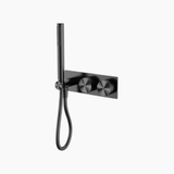 Nero Opal Progressive Shower System Graphite NR252003CGR - Wall Mixers & Spouts