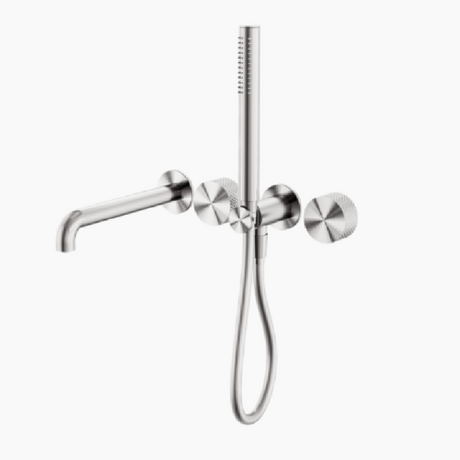 Nero Opal Progressive Shower System (Separate Plates) 250mm Brushed Nickel NR252003B250BN - Hand Showers