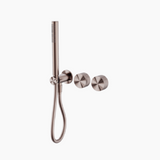Nero Opal Progressive Shower System (Separate Plates) Brushed Bronze NR252003DBZ - Wall Mixers & Spouts