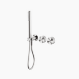 Nero Opal Progressive Shower System (Separate Plates) Brushed Nickel NR252003DBN - Wall Mixers & Spouts