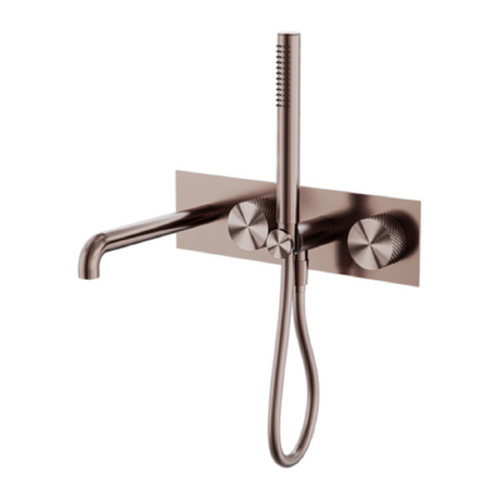 Nero Opal Progressive Shower System w/ 250mm Spout Brushed Bronze NR252003A250BZ - Hand Showers