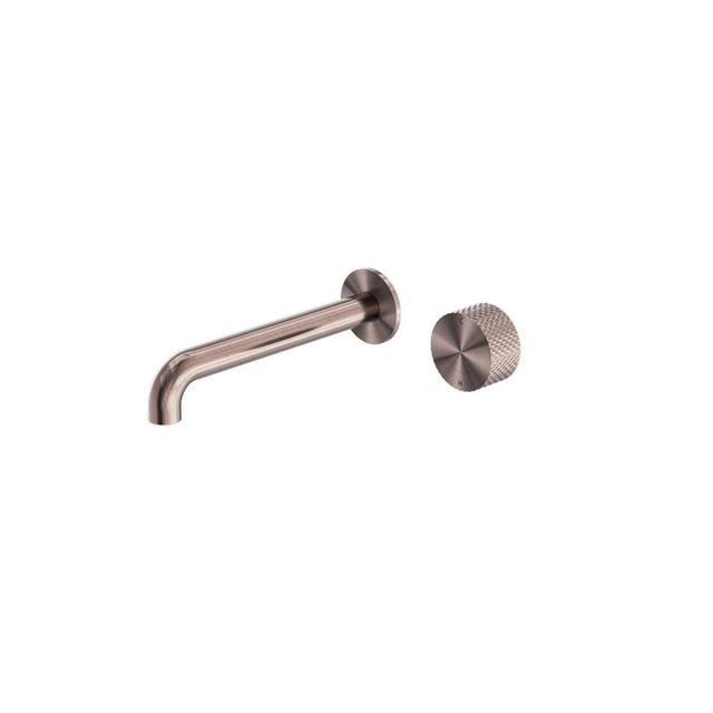 Nero Opal Progressive Wall Basin/Bath Mixer Separate Back Plate 120mm Brushed Bronze NR252007a120BZ - Wall Mixers &