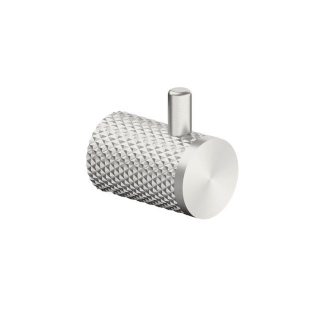 Nero Opal Robe Hook Brushed Nickel NR2582BN - Robe Hooks