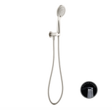 Nero Opal Shower Bracket with Air Shower Brushed Nickel NR251905BN - Hand Showers