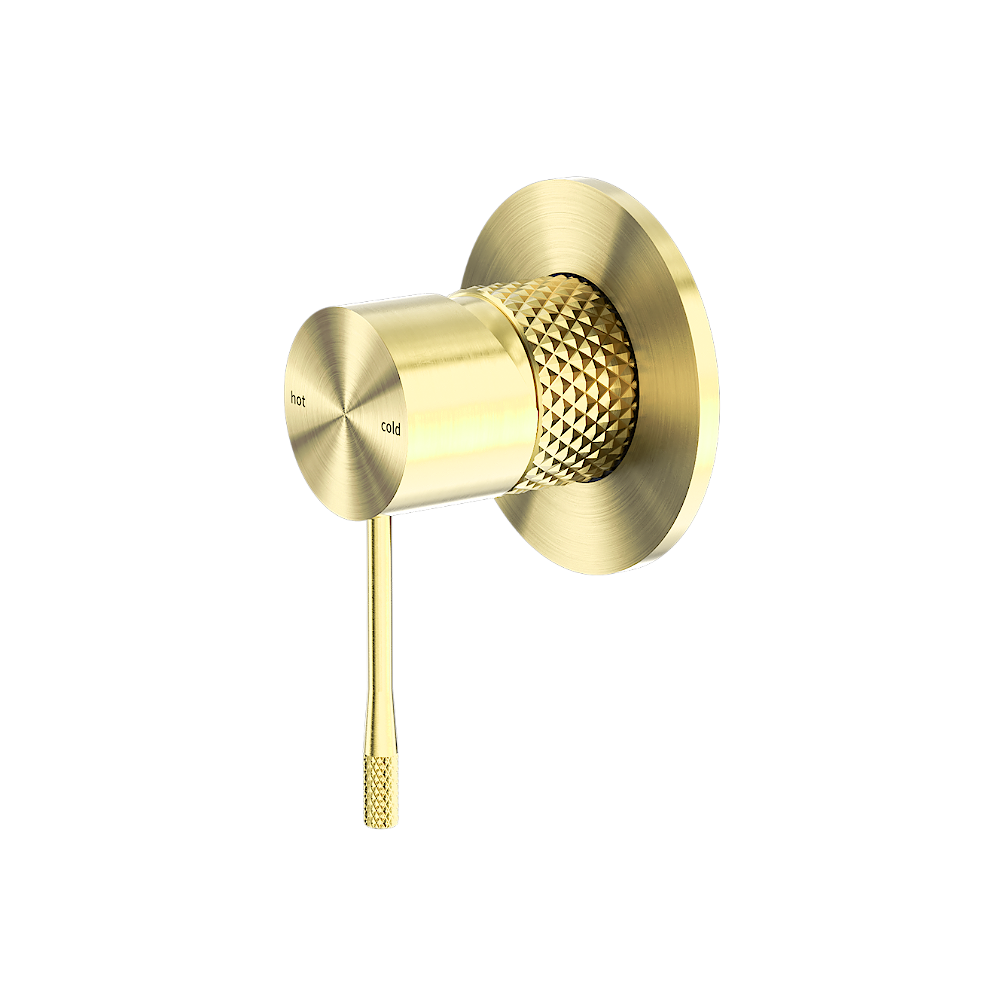 Nero Opal Shower Mixer Brushed Gold NR251909BG - Bathroom Wall Mixers