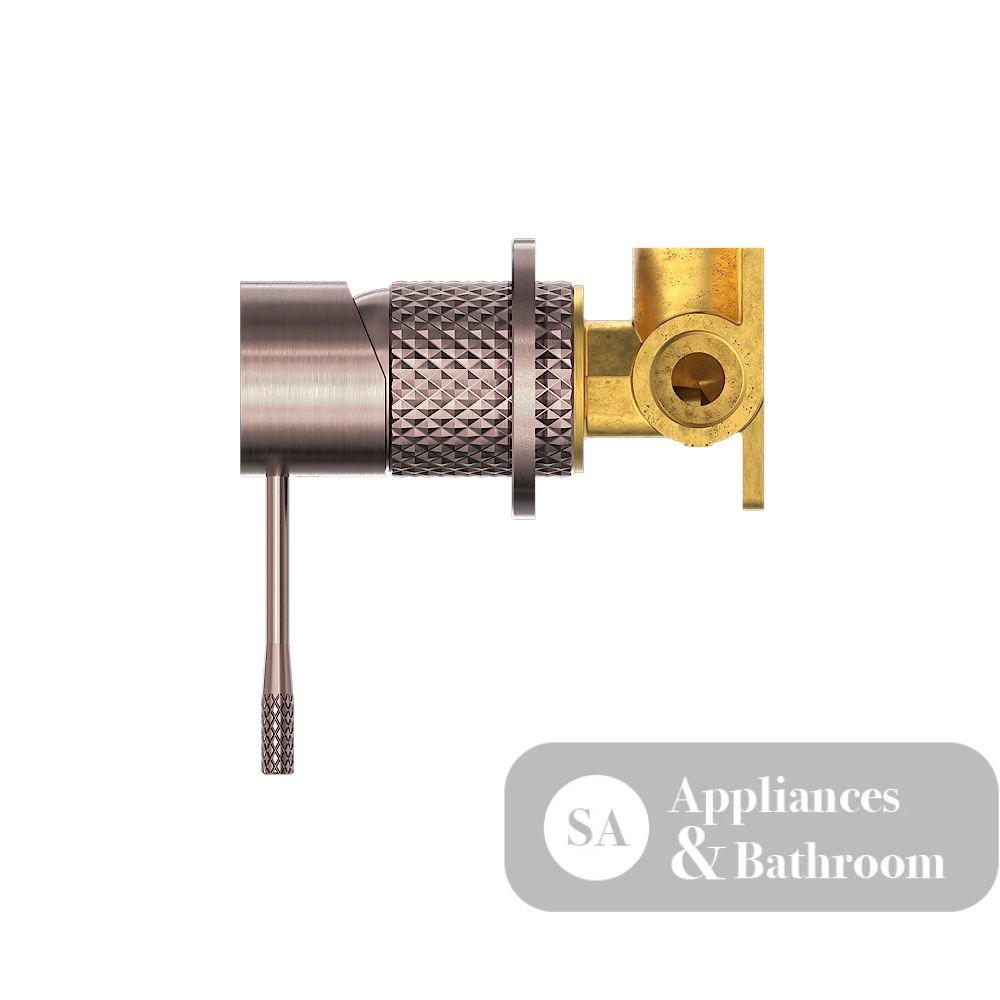 Nero Opal Shower Mixer with 60mm Plate Brushed Bronze NR251909hBZ - Bathroom Wall Mixers
