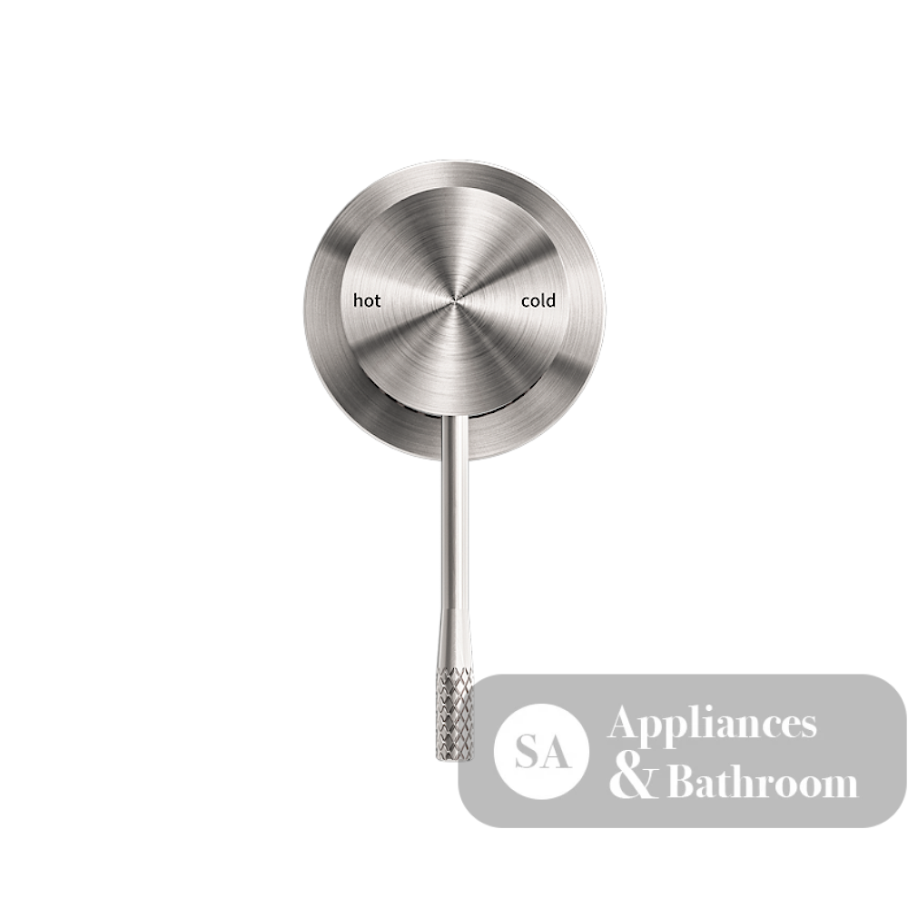 Nero Opal Shower Mixer with 60mm Plate Brushed Nickel NR251909hBN - Bathroom Wall Mixers