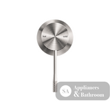 Nero Opal Shower Mixer with 60mm Plate Brushed Nickel NR251909hBN - Bathroom Wall Mixers