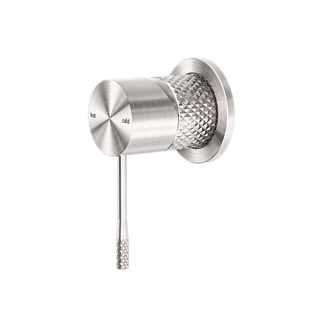 Nero Opal Shower Mixer with 60mm Plate Brushed Nickel NR251909hBN - Bathroom Wall Mixers