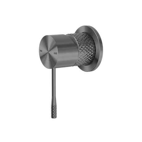 Nero Opal Shower Mixer with 60mm Plate Graphite NR251909hGR - Bathroom Wall Mixers