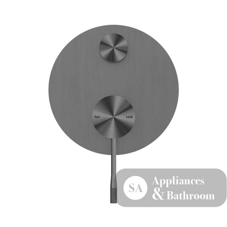 Nero Opal Shower Mixer with Diverter Graphite NR251909aGR - Wall Mixer Diverter