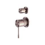 Nero Opal Shower Mixer with Diverter Separate Plate Brushed Bronze NR251909eBZ - Wall Mixer Diverter