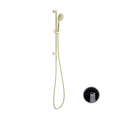 Nero Opal Shower Rail with Air Shower Brushed Gold NR251905aBG - Rail Showers