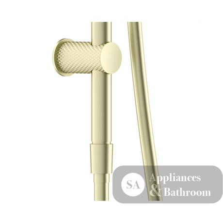 Nero Opal Shower Rail with Air Shower Brushed Gold NR251905aBG - Rail Showers