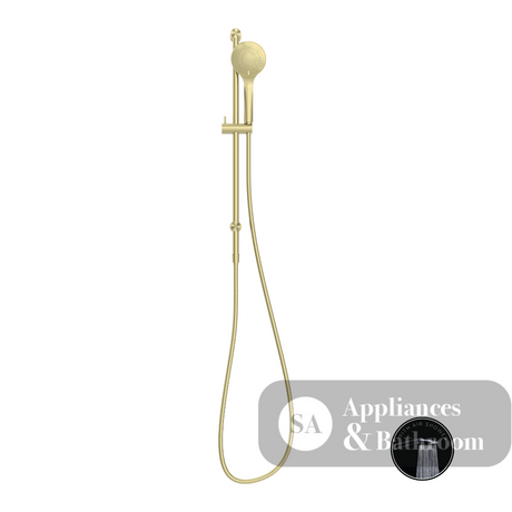 Nero Opal Shower Rail with Air Shower Brushed Gold NR251905aBG - Rail Showers