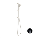 Nero Opal Shower Rail with Air Shower Brushed Nickel NR251905aBN - Rail Showers