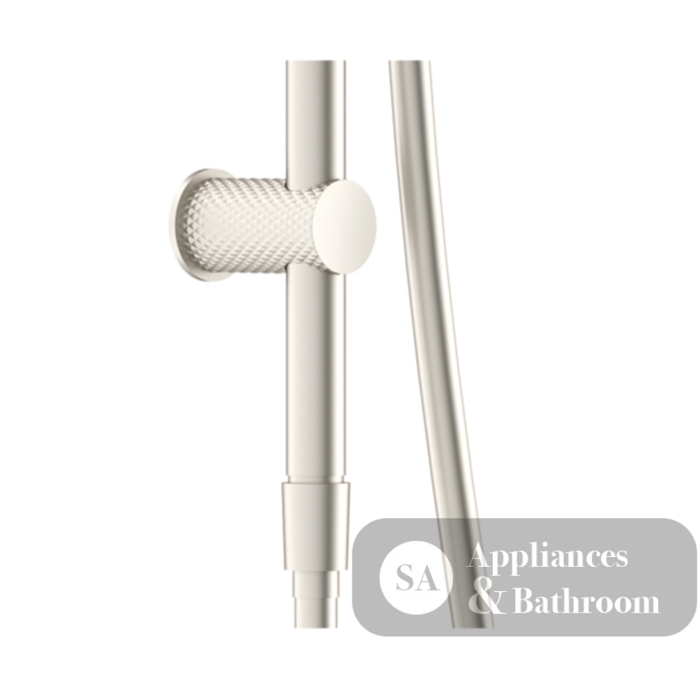 Nero Opal Shower Rail with Air Shower Brushed Nickel NR251905aBN - Rail Showers