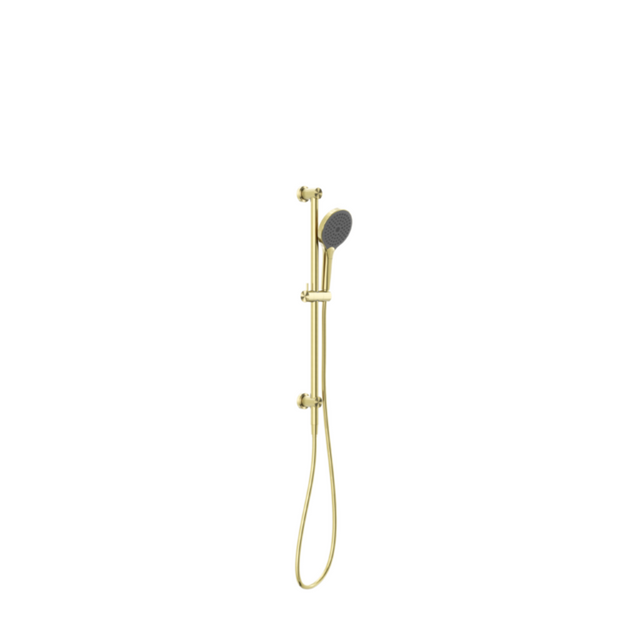 Nero Opal Shower Rail With Air Shower II Brushed Gold NR251905GBG - Rail Showers