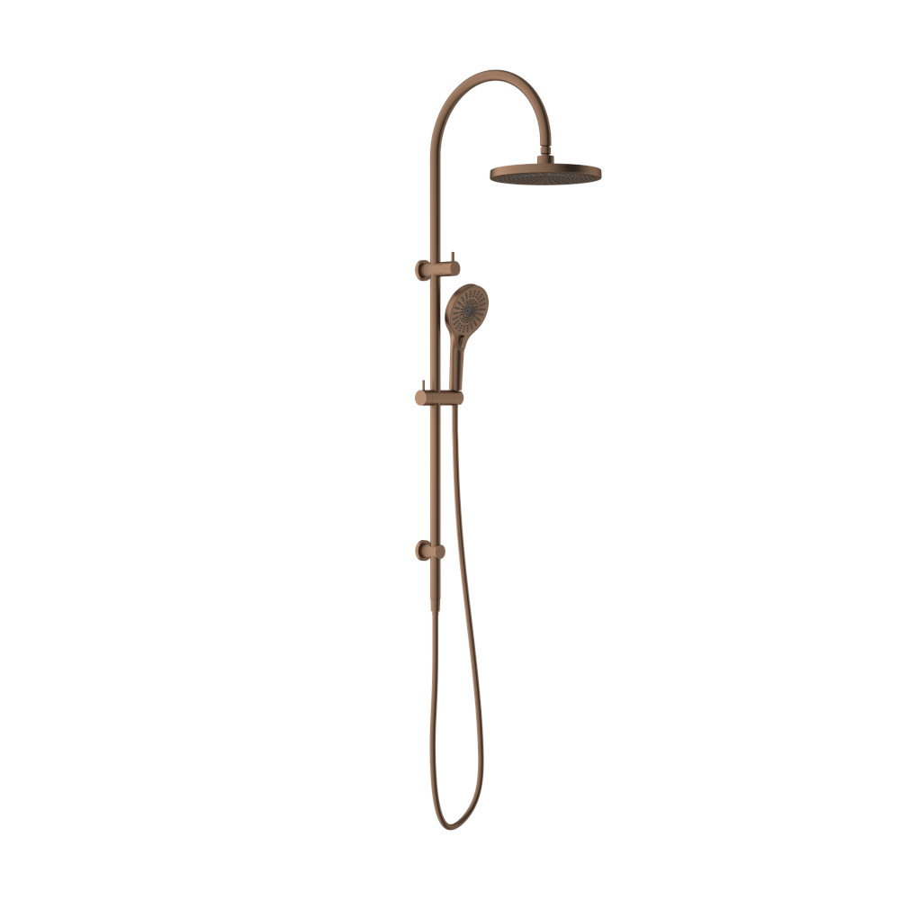 Nero Opal Shower Set Brushed Bronze NR251905eBZ - Twin Showers