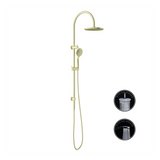 Nero Opal Shower Set with Air Shower Brushed Gold NR251905bBG - Twin Showers