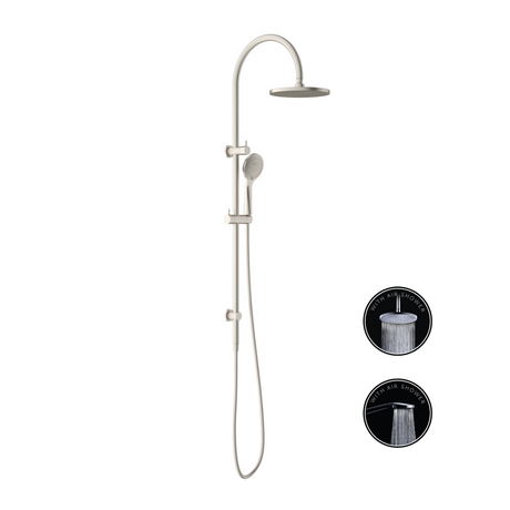 Nero Opal Shower Set with Air Shower Brushed Nickel NR251905bBN - Twin Showers