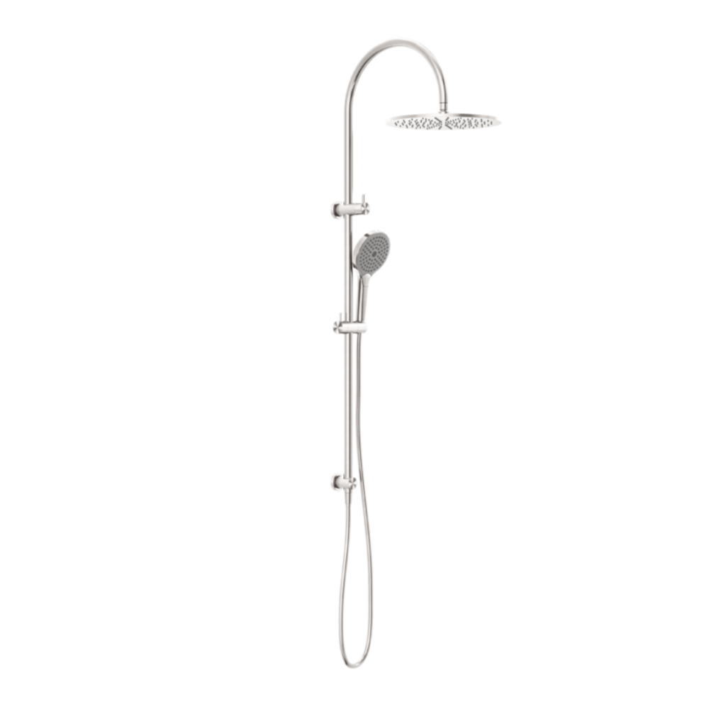 Nero Opal Twin Shower With Air Shower II Brushed Nickel NR251905HBN - Twin Showers