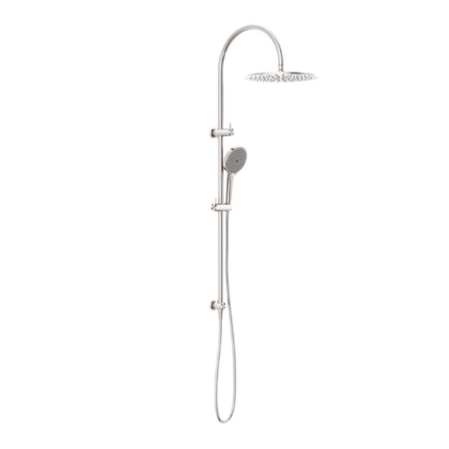 Nero Opal Twin Shower With Air Shower II Brushed Nickel NR251905HBN - Twin Showers
