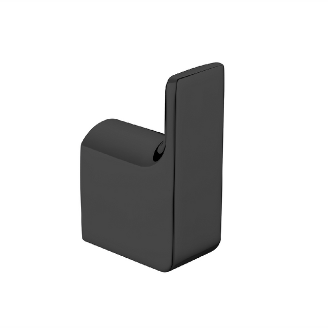 Nero Pearl Robe Hook Matte Black NR8082MB - Robe Hooks