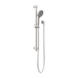 Nero Round Metal Project Rail Shower Brushed Nickel NR318BN - Rail Showers
