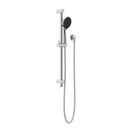 Nero Round Metal Project Rail Shower Chrome NR318CH - Rail Showers