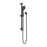 Nero Round Metal Project Rail Shower Matte Black NR318MB - Rail Showers