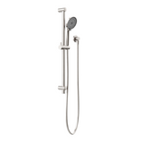 Nero Round Metal Shower Rail Brushed Nickel NR319BN - Rail Showers
