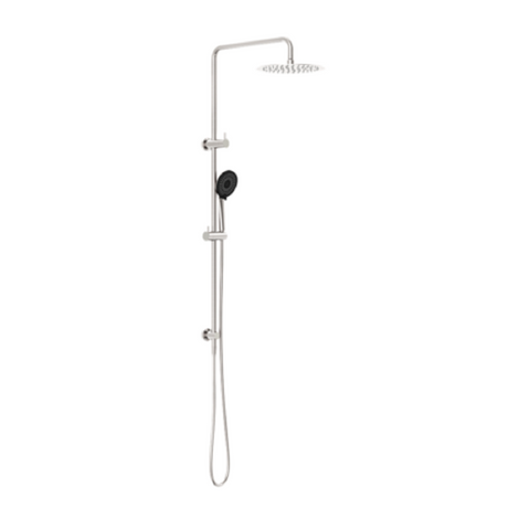 Nero Round Twin Shower Brushed Nickel NR232105FBN - Twin Showers