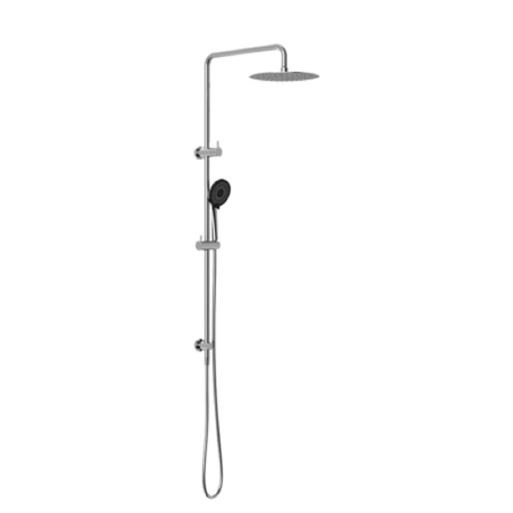 Nero Round Twin Shower Chrome NR232105FCH - Twin Showers