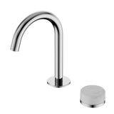 Nero Serenity Progressive Basin Mixer Arc Spout w/ Carrara Handle Chrome 24E031CH - Basin Mixers