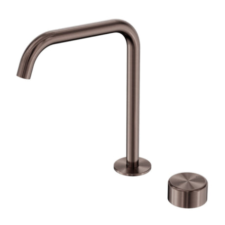 Nero Serenity Progressive Bath/Kitchen Mixer Edge Spout w/ Metal Handle Brushed Bronze 24E054BZ - Basin Mixers