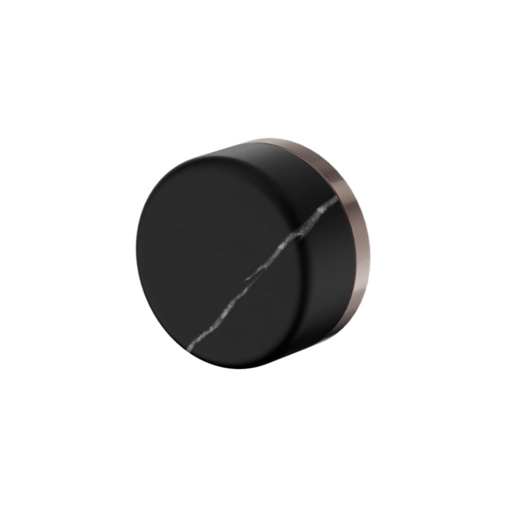 Nero Serenity Progressive Shower Mixer w/ Marquina Black Handle Brushed Bronze 24E128BZ - Bathroom Wall Mixers
