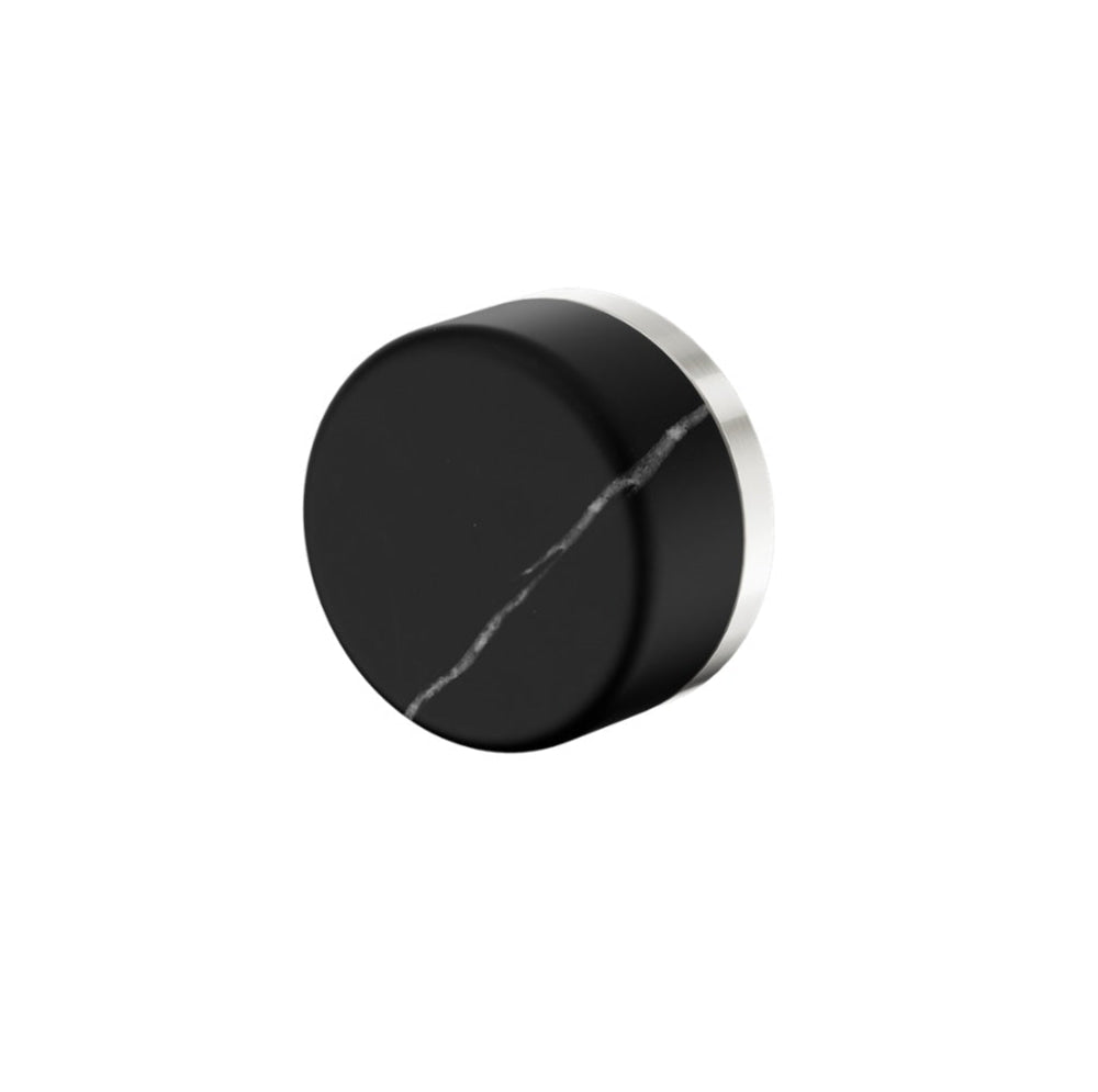 Nero Serenity Progressive Shower Mixer w/ Marquina Black Handle Brushed Nickel 24E128BN - Bathroom Wall Mixers