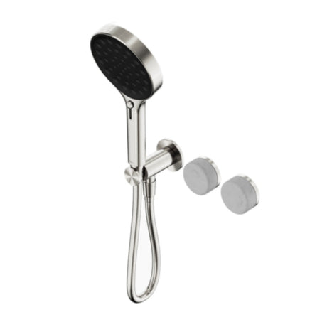 Nero Serenity Progressive Shower System w/ Carrara Handle And Serenity Hand Shower Brushed Nickel 24E025BN - Hand