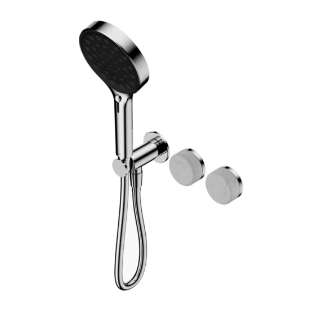 Nero Serenity Progressive Shower System w/ Carrara Handle And Serenity Hand Shower Chrome 24E025CH - Hand Showers