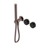 Nero Serenity Progressive Shower System w/ Marquina Black Handle And Slim Shower Brushed Bronze 24E131BZ - Diverter