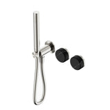 Nero Serenity Progressive Shower System w/ Marquina Black Handle And Slim Shower Brushed Nickel 24E131BN - Diverter