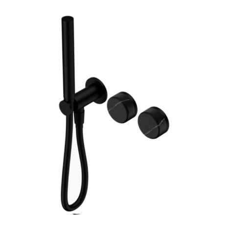 Nero Serenity Progressive Shower System w/ Marquina Black Handle And Slim Shower Matte Black 24E131MB - Diverter Mixers