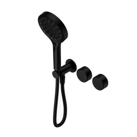 Nero Serenity Progressive Shower System w/ Metal Handle And Serenity Hand Shower Matte Black 24E030MB - Hand Showers