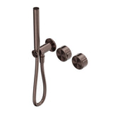 Nero Serenity Progressive Shower System w/ Metal Handle And Slim Shower Brushed Bronze 24E024BZ - Hand Showers