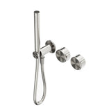 Nero Serenity Progressive Shower System w/ Metal Handle And Slim Shower Brushed Nickel 24E024BN - Hand Showers