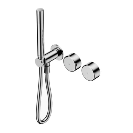 Nero Serenity Progressive Shower System w/ Metal Handle And Slim Shower Chrome 24E024CH - Hand Showers