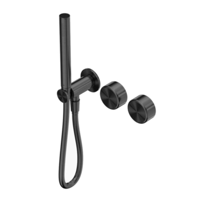Nero Serenity Progressive Shower System w/ Metal Handle And Slim Shower Gunmetal 24E024GM - Hand Showers